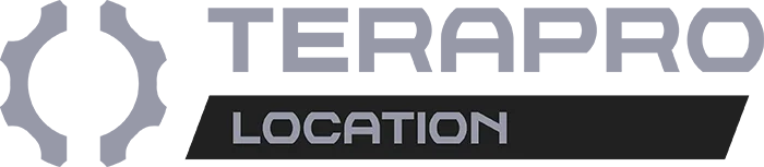 Terapro Location logo RGB horiz gris et noir