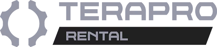 Terapro rental logo RGB horiz gris et noir