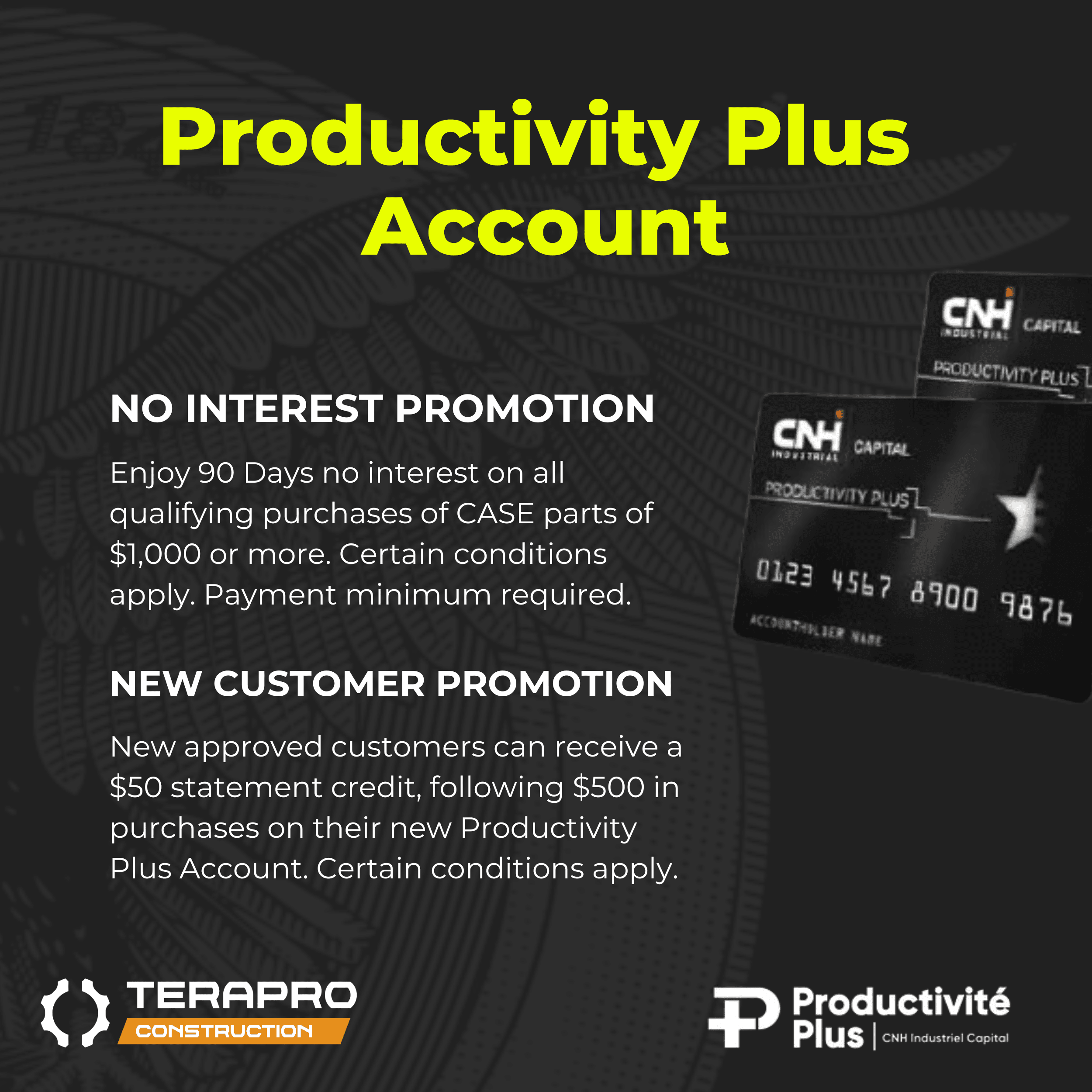 Packages & Promotions Q2 CE 2025 Parts campaign CNH