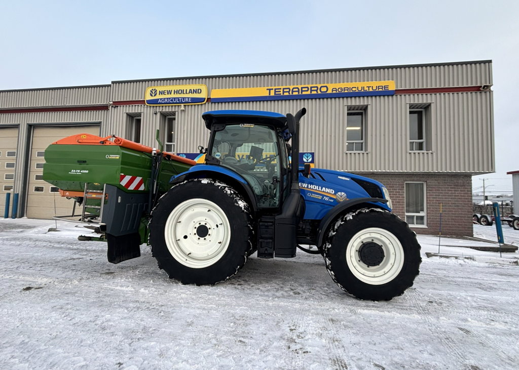 T6 New Holland et ZA TS 4200 Epandeur AMAZONE